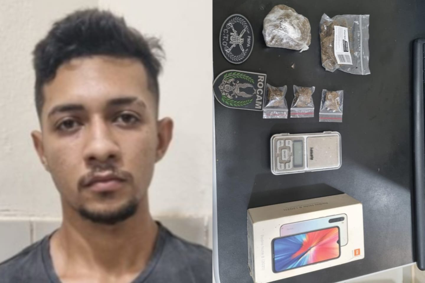Homem é preso por tráfico de drogas em Jacundá