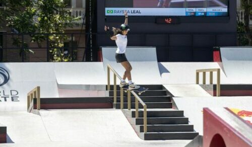 Skate street: Rayssa, Pâmela e Gabi avançam à semi do Pro Tour de Roma