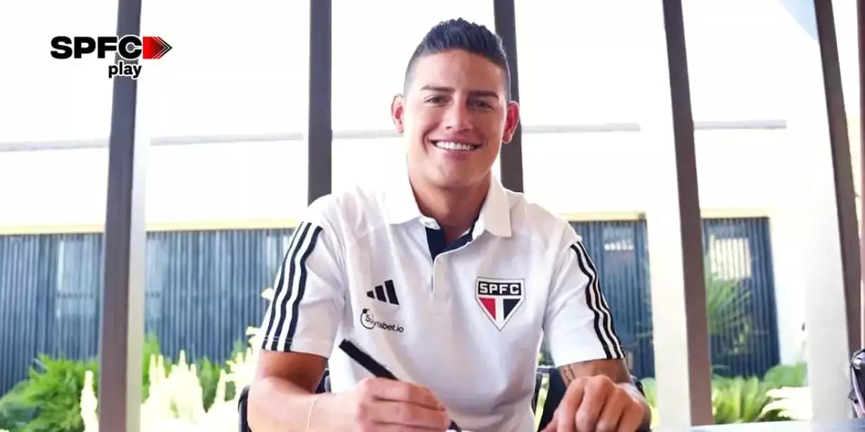 São Paulo anuncia contratação do meia colombiano James Rodríguez