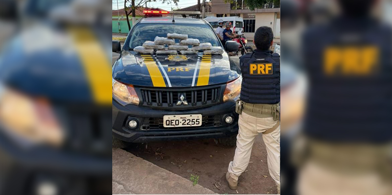 PRF apreende 12 kg de maconha em ônibus com destino a Marabá