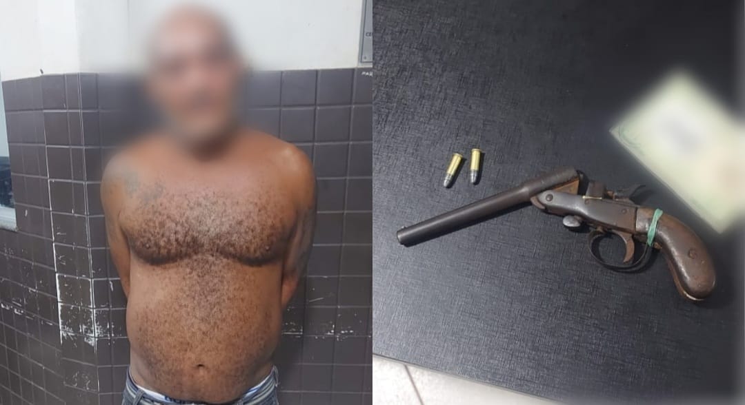 Homem é detido por porte ilegal de arma de fogo no Pará