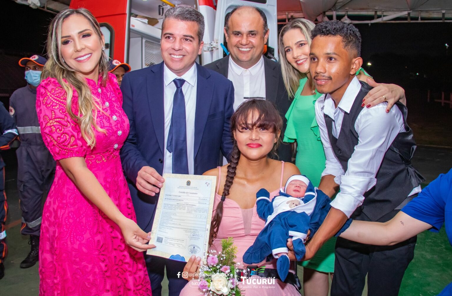 Mais de 150 casais oficializam união durante casamento comunitário em Tucuruí