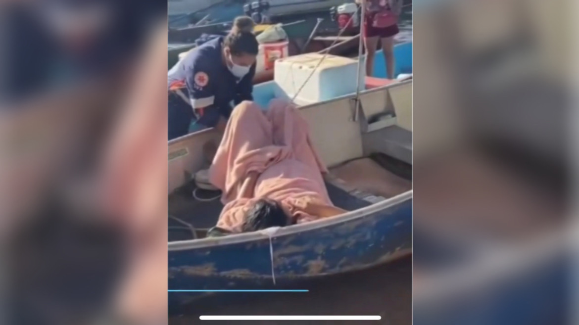 Mulher dá à luz dentro de embarcação em Tucuruí