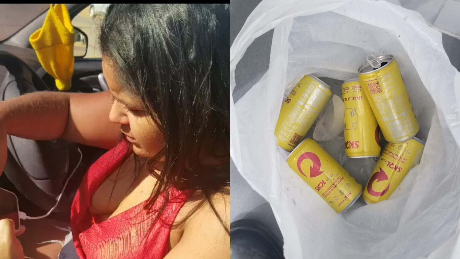 Mulher embriagada causa acidente em Xinguara