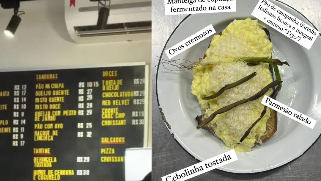 Padaria no Pará vende pão com ovo a R$ 25 e valor divide opiniões na internet