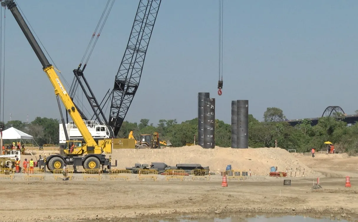 Começam obras de fundação das novas pontes do Rio Tocantins