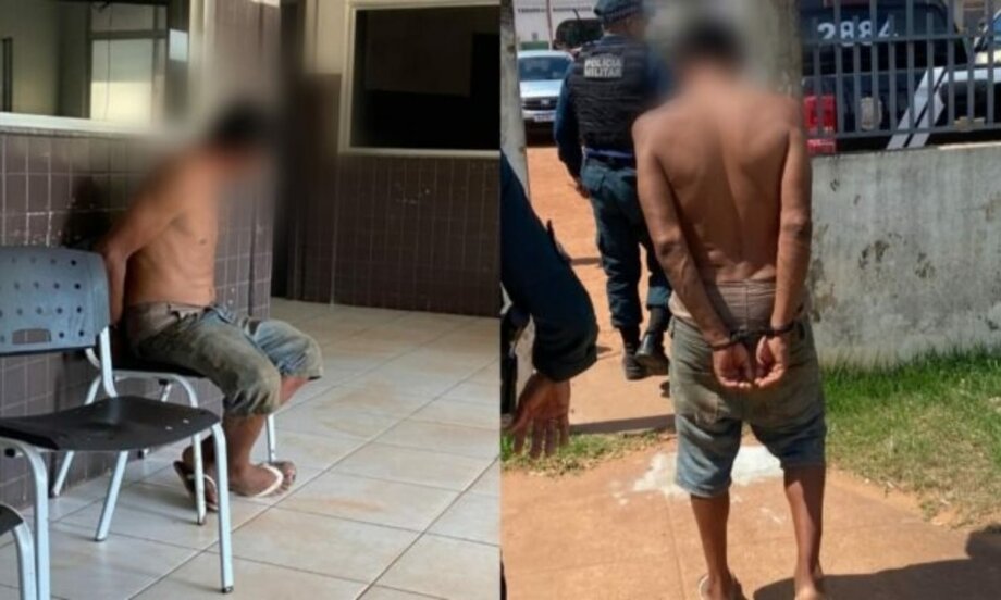 Homem é preso após ameaçar a própria filha com uma faca no Pará