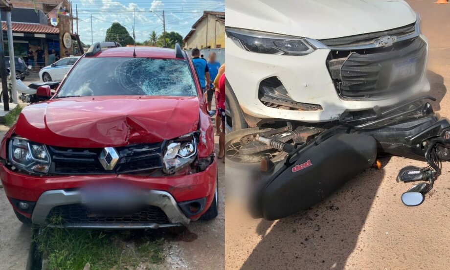 Três pessoas ficam feridas em dois acidentes no interior do Pará