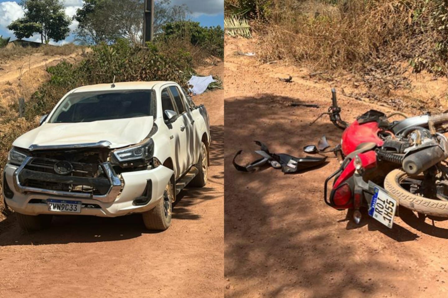 Motociclista morre após sofrer grave acidente na zona rural de Itupiranga