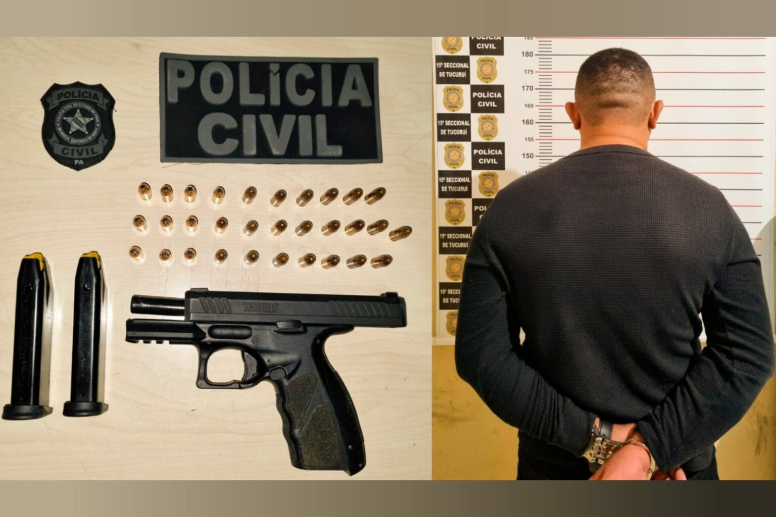 Homem é preso por porte ilegal de arma de fogo em Tucuruí
