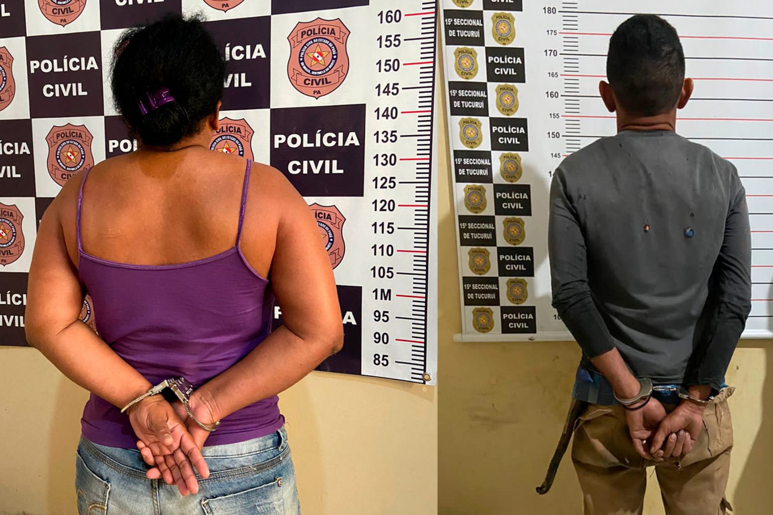 Mãe e padrasto são presos por estupro contra duas crianças em Tucuruí