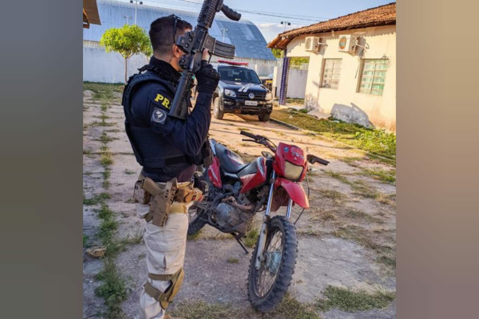 PRF recupera motocicleta roubada em Bom Jesus do Tocantins