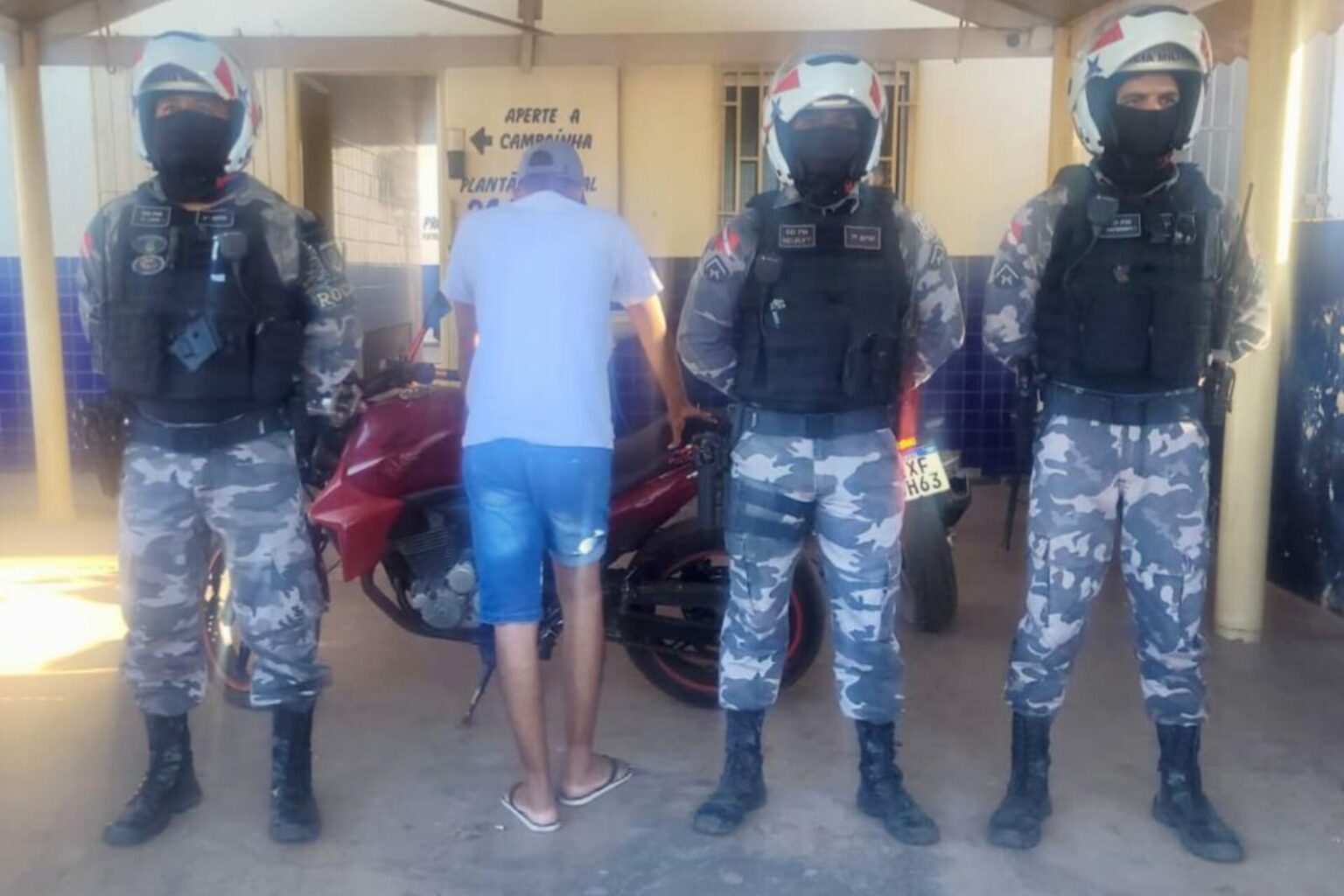 PM recupera motocicleta roubada em Redenção