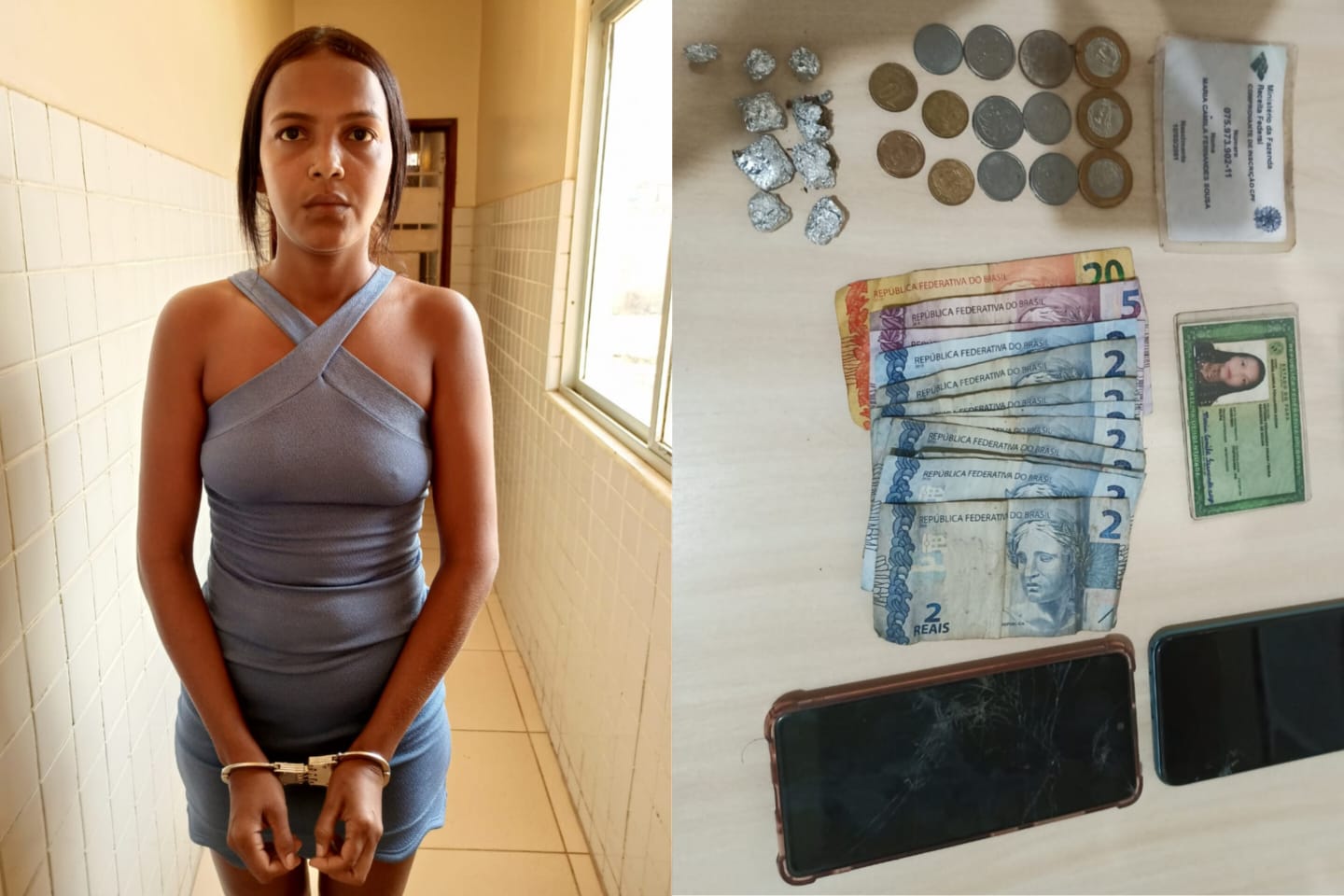 PM prende suspeita de comercializar drogas em Itupiranga