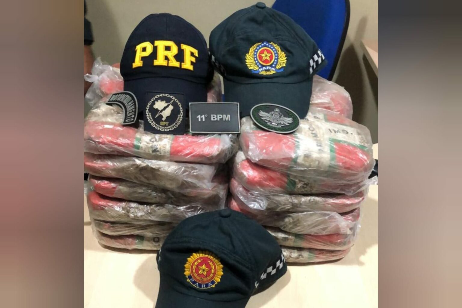 PM e PRF apreendem tabletes de cocaína avaliados em R$ 2 milhões no Pará