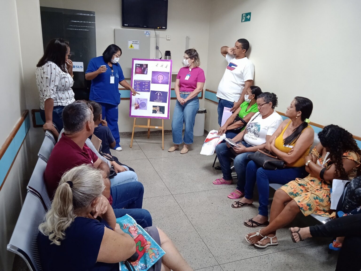 Pacientes do Regional de Marabá participam de ações educativas no “Agosto Lilás”