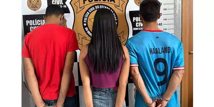 Trio é preso após invadir residência e exigir transferência de R$ 30 mil em Dom Eliseu