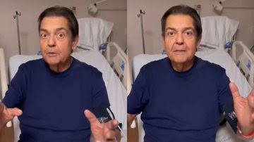 Faustão tranquiliza fãs após internação: ‘Quem decide é o chefe lá de cima’