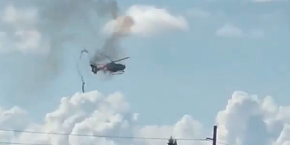 Queda de helicóptero é registrada em Pompano, na Flórida; vídeo