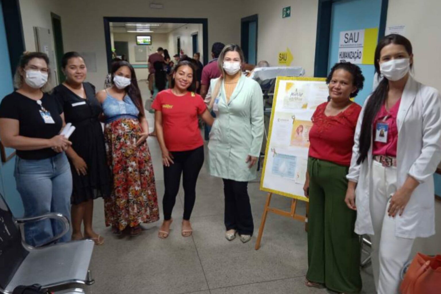 Gestantes participam de palestras educativas no Hospital Regional de Marabá