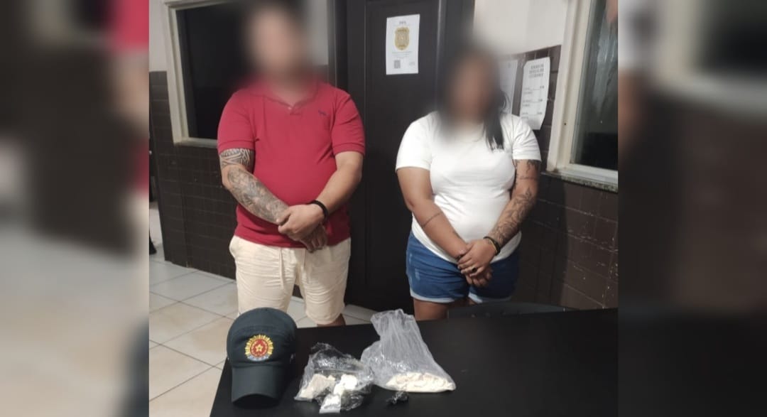 Dupla é presa suspeita de tráfico de drogas no Pará