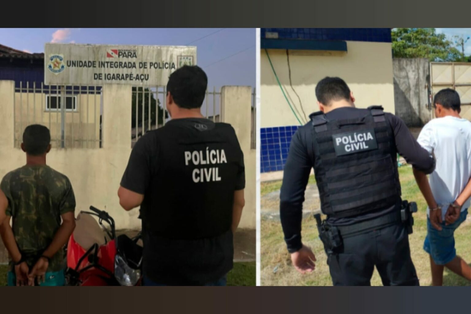 PC prende dois homens por perseguição doméstica e receptação em Igarapé-Açu