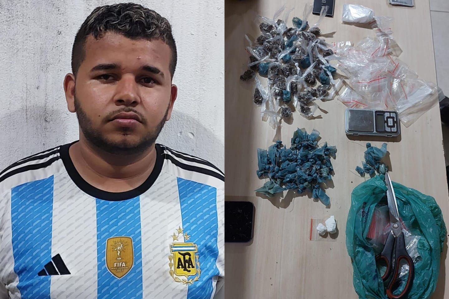 PM prende suspeito por tráfico de drogas em Marabá