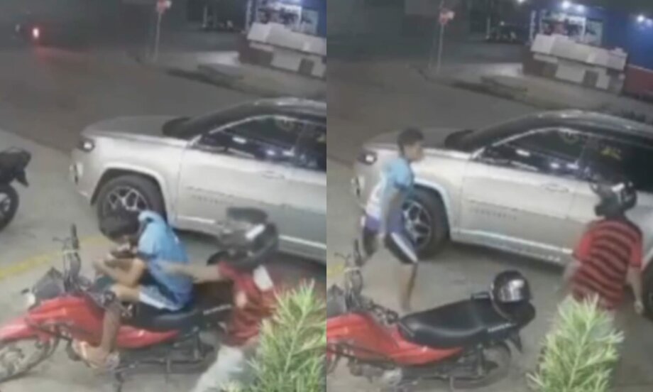 Homem reage a assalto e acerta capacete em ladrão no Pará
