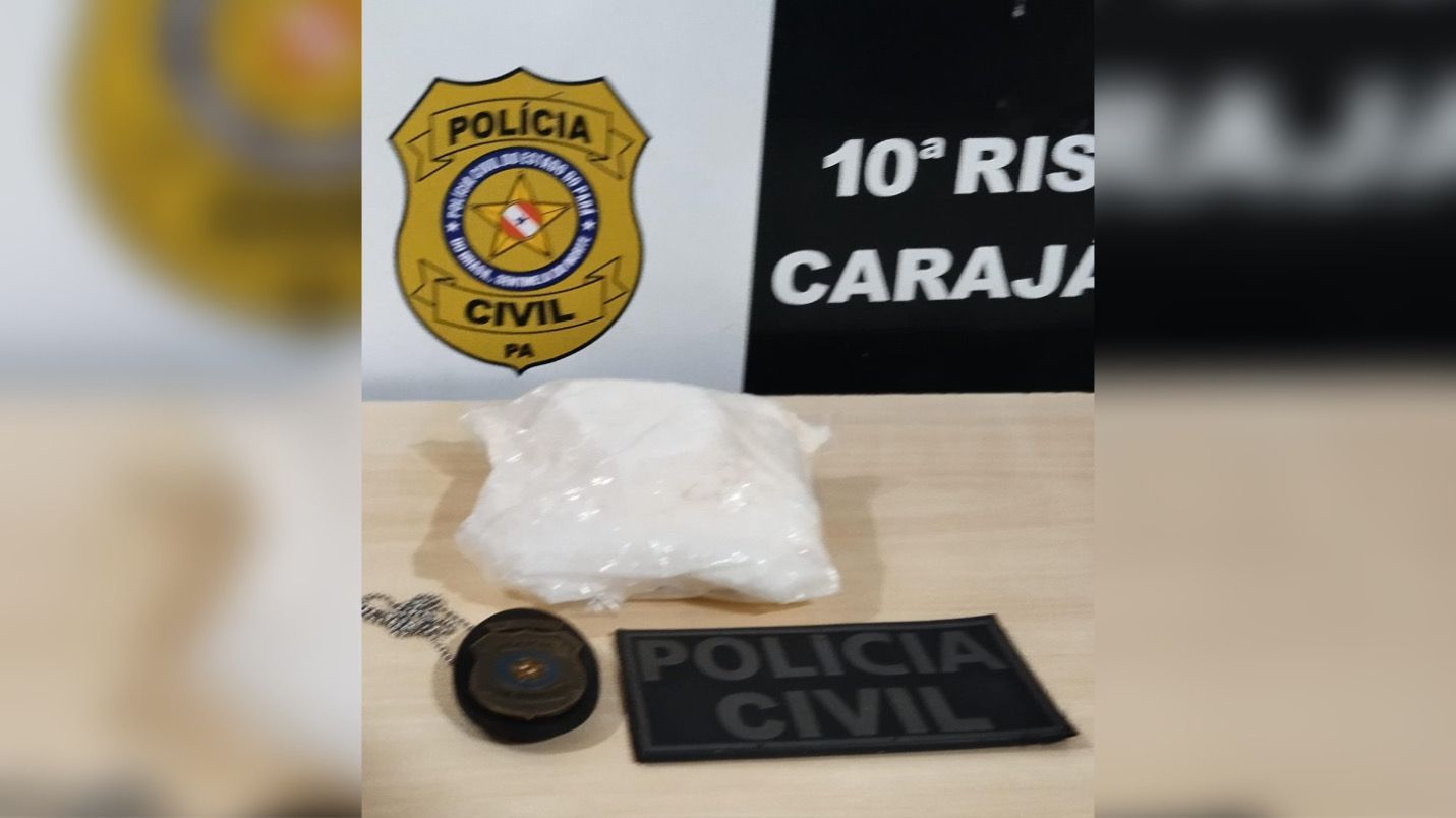Policial militar é preso com 1 kg de cocaína dentro de ônibus em Marabá
