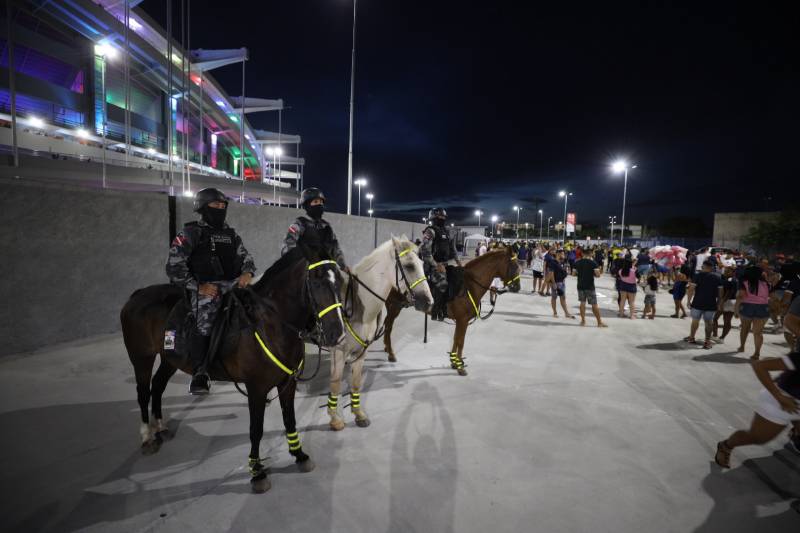 Estado reforça policiamento durante jogo entre Brasil e Bolívia no Mangueirão
