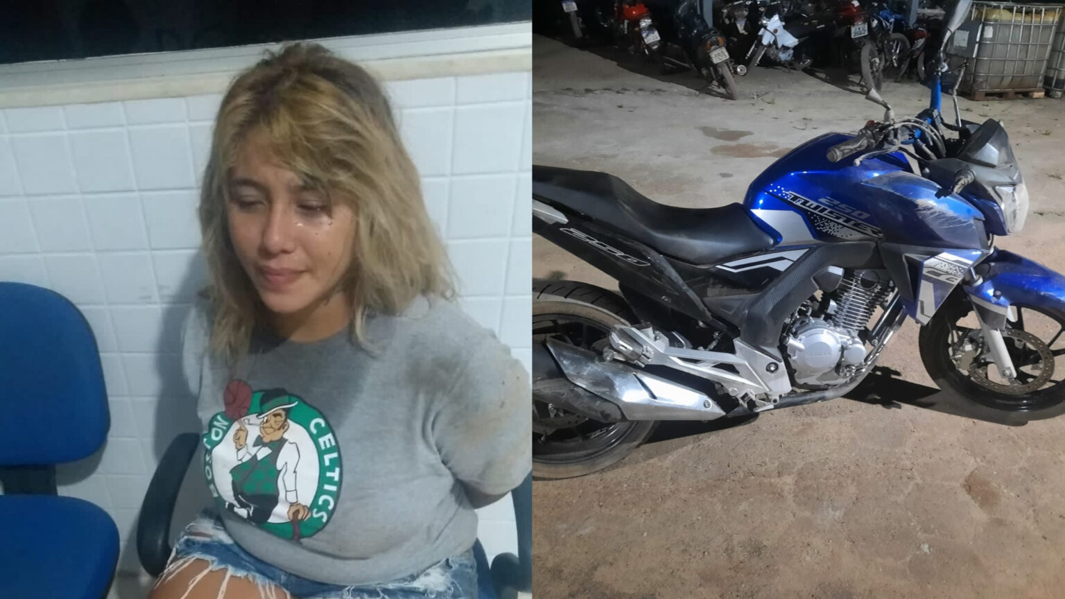 PM recupera motos roubadas em São Domingos do Araguaia