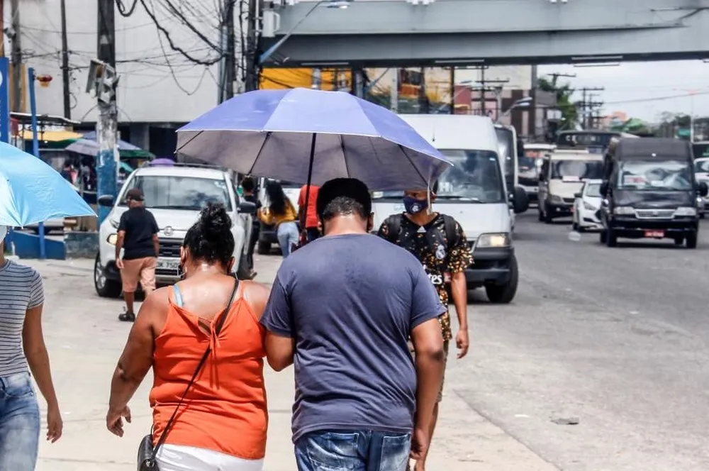 Pará pode ter temperatura 5ºC acima da média por até 5 dias, diz Inmet