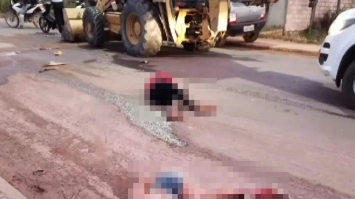 Casal em moto colide com trator no Pará