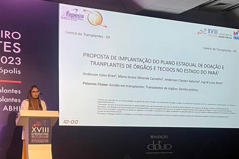 Pará propõe Plano de Doação e Transplantes em congresso nacional