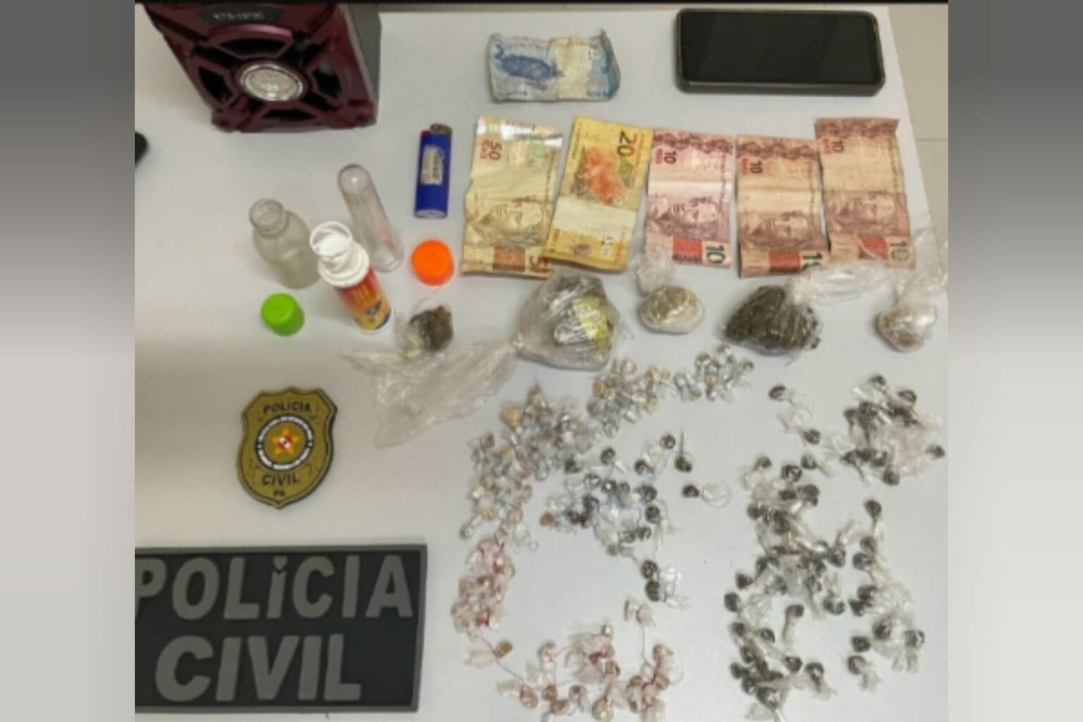 Indiciado por tentativa de homicídio é preso por tráfico de drogas no Pará
