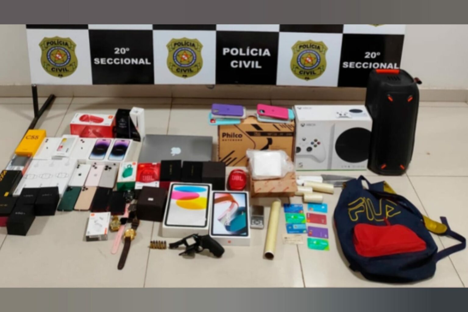 PC recupera objetos roubados e apreende arma de fogo em Parauapebas