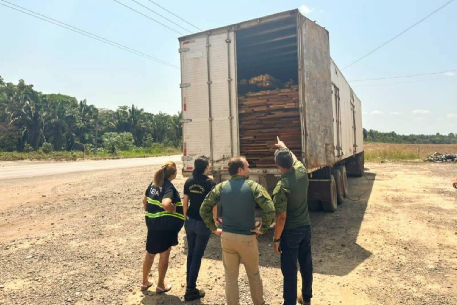 Sefa apreende 35m³ de madeira cerrada em Marabá