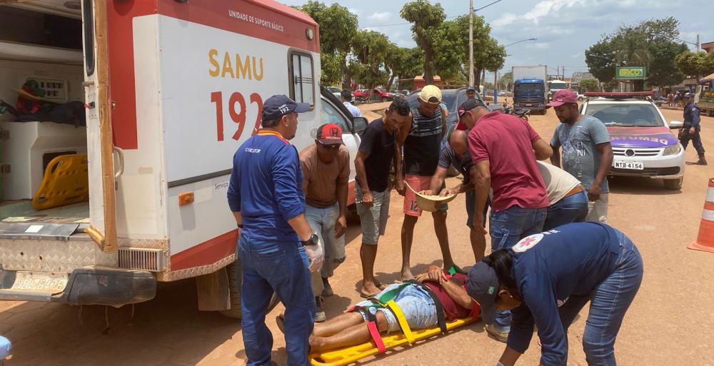 Homem que empinava moto provoca colisão e deixa um ferido no Pará