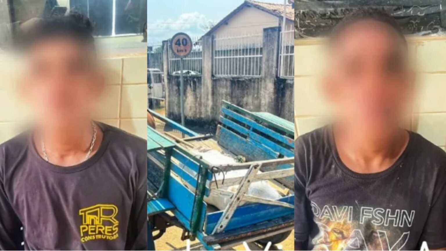 Dois homens são presos no Pará por furtar uma carroça e um burro