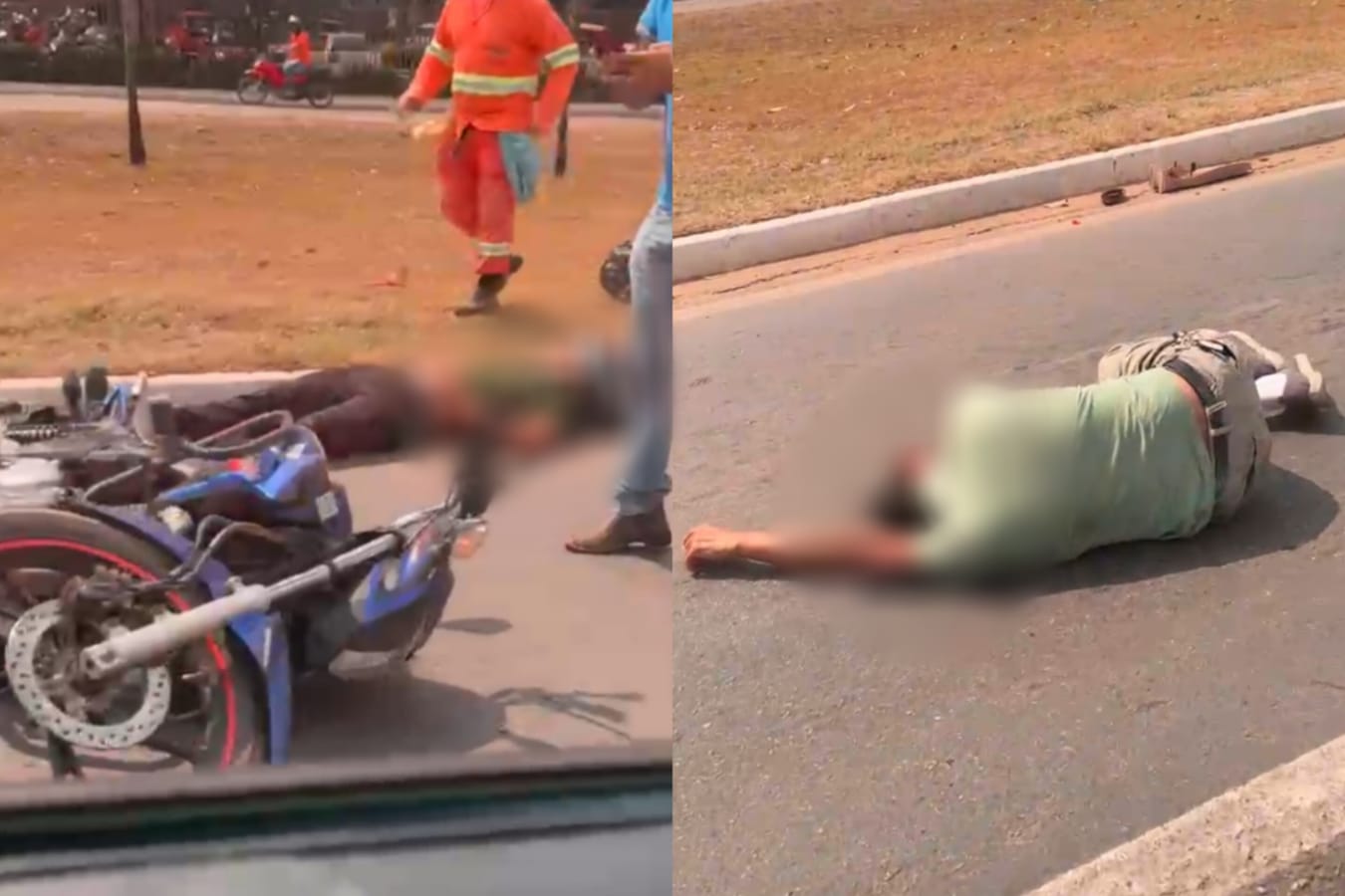 Colisão entre motocicletas deixa duas pessoas feridas em Marabá