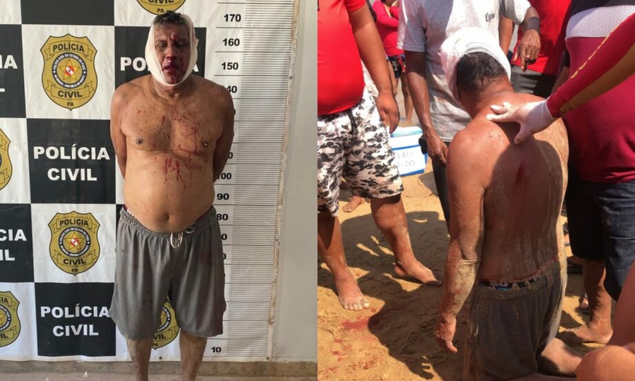 Suspeito de aliciar duas menores é agredido por populares e preso no Pará