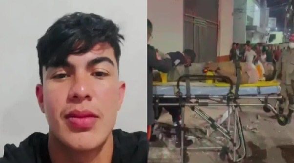 Jovem morre e outro tem pé amputado após fachada de empresa desabar no Pará