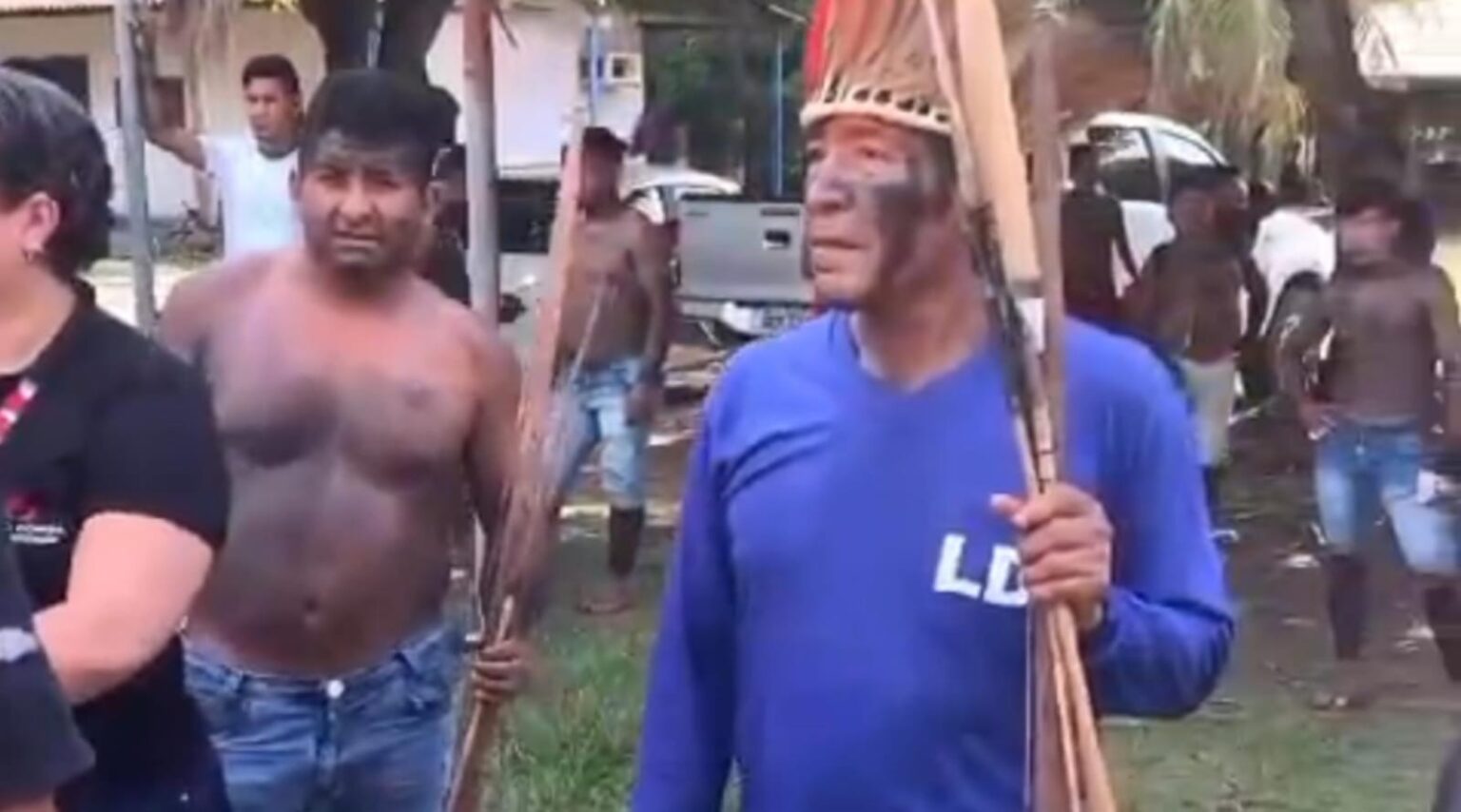 Indígenas em Marabá realizam protesto no DNIT
