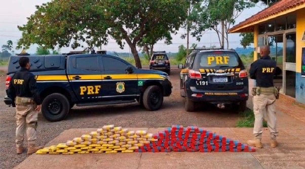PRF de Altamira prende motorista com 110 kg de crack