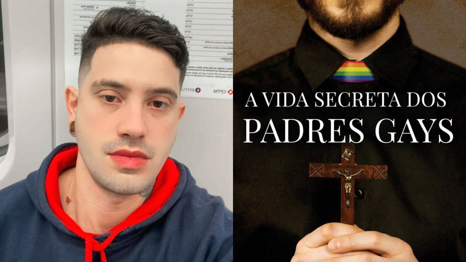 Ex-seminarista paraense lança livro sobre casos reais de padres que se relacionam com homens