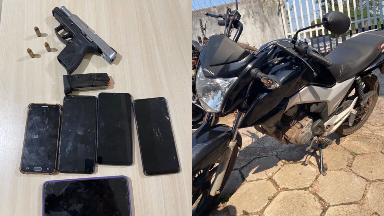 Dupla suspeita de assaltos à mão armada é detida em Marabá
