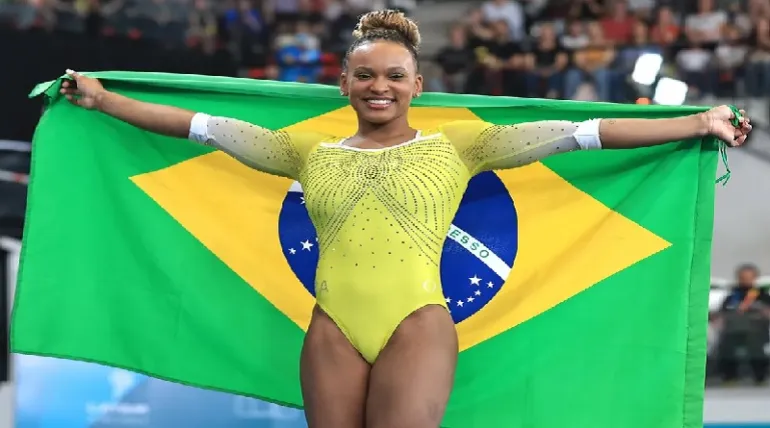 Rebeca Andrade fatura medalha de ouro no salto no Pan 2023