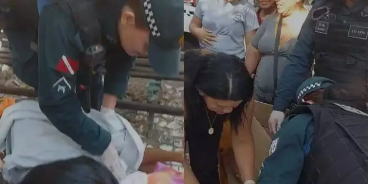 Policiais militares realizam parto em praça pública no Pará