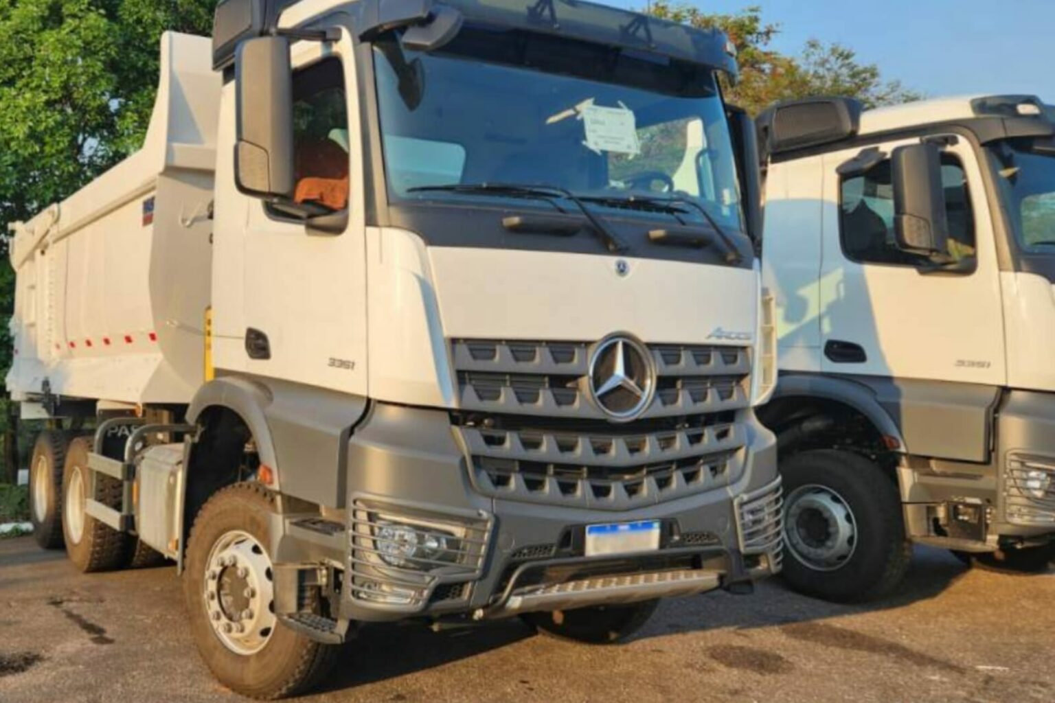 Sefa apreende dois caminhões basculantes em Conceição do Araguaia