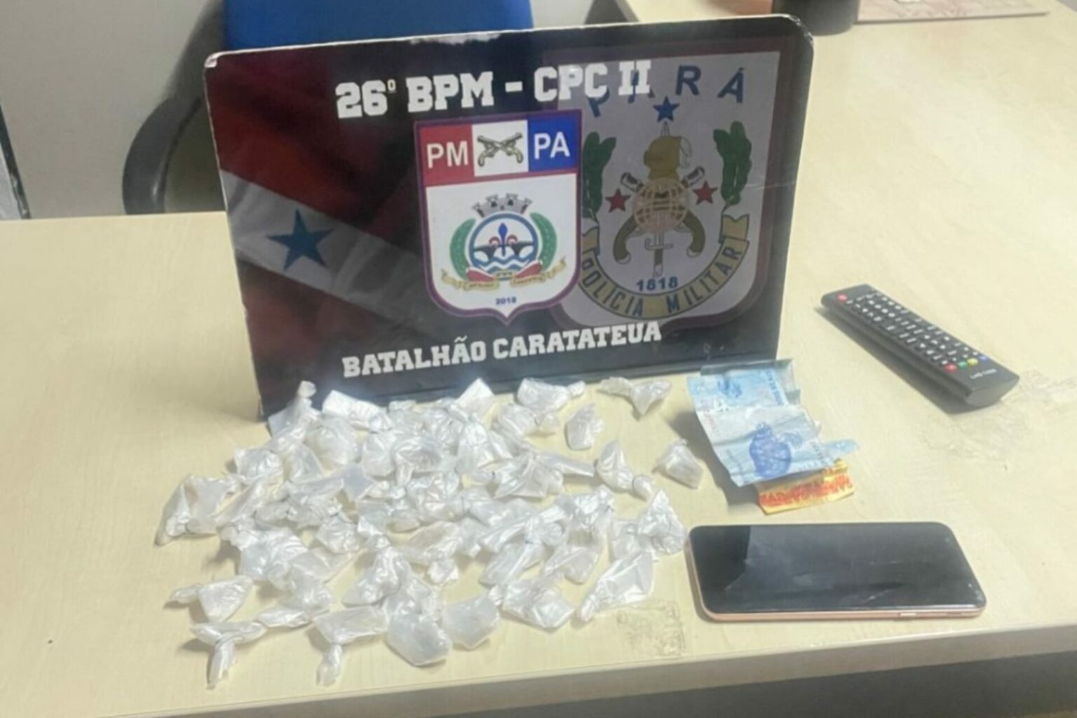PM prende homem e apreende porções de cocaína no Pará
